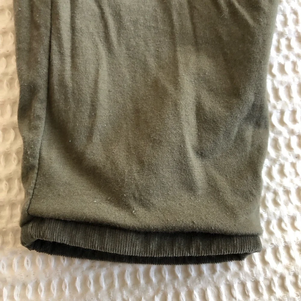 ZARA Kids Olive Green Corduroy Drawstring Lined Pants Size 4T